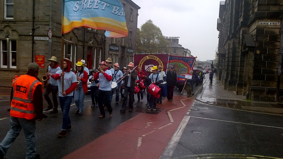 Lancaster May Day march 2015